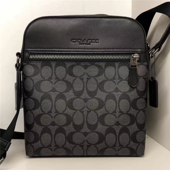 Coach F73336 Houston Flight Bag In Signature Canva - Picture 9 of 9